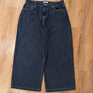 BAGGY Pinstripe denim pants